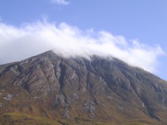 mist covered mountain